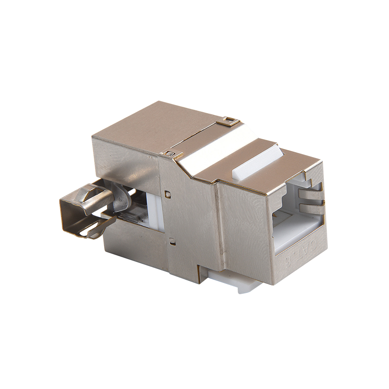 SMT-1016D8C6-FTP 180 Ijazah dilindungi CAT6A Keystone Jack 110 & Krone IDC