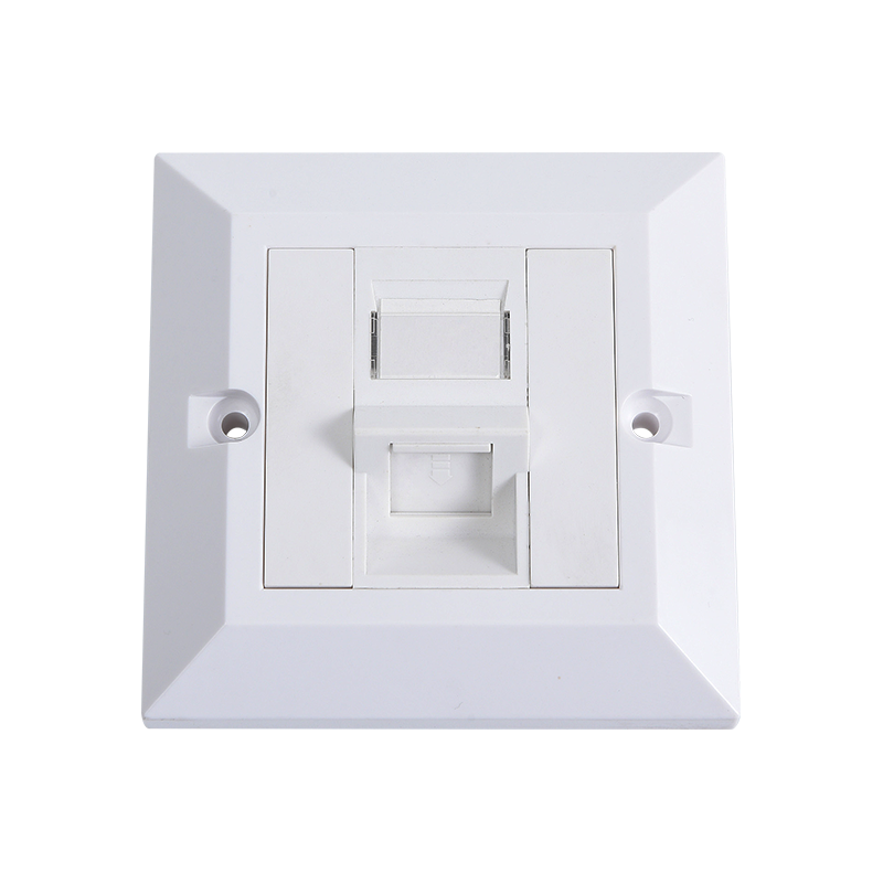 SMT-4306-86X-1X One Port Beveled Frame 45 ° UK jenis faceplate