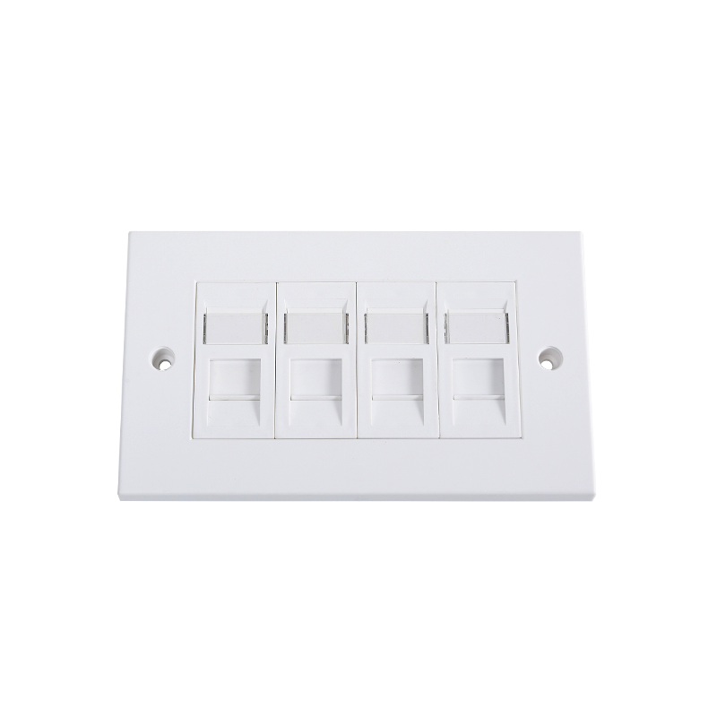 SMT-4306-140P-4P Dua bingkai rata geng UK jenis faceplate